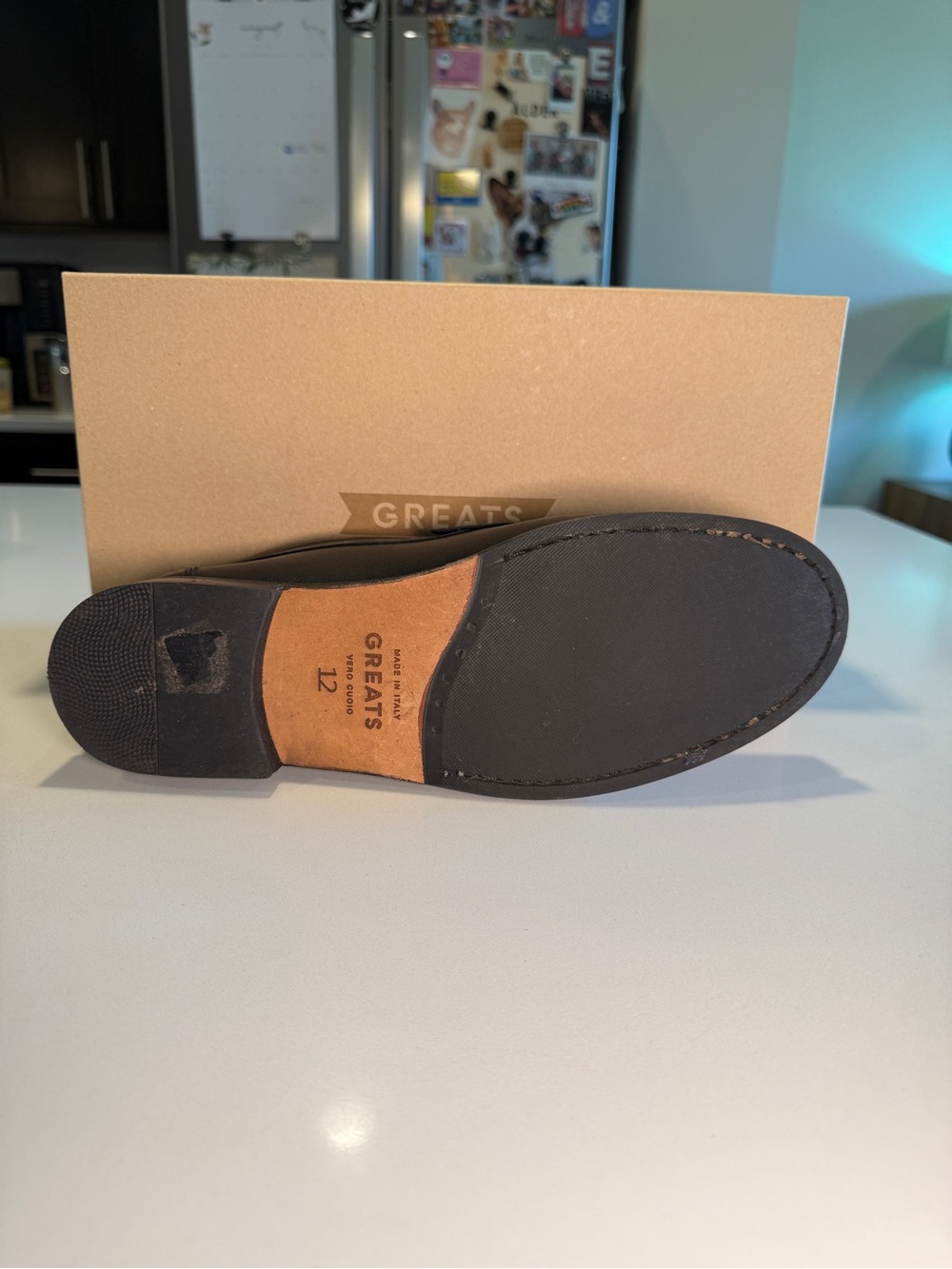 GREATS - Black Leather Penny Loafers in Men’s Size 12 - Picture 15 of 15